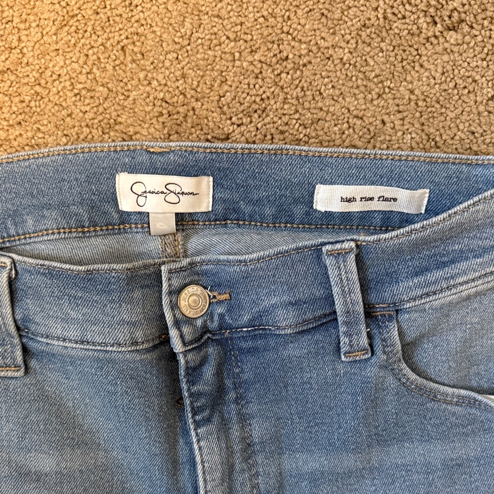 Jessica Simpson Light Blue Flare Jeans - Picture 4 of 4